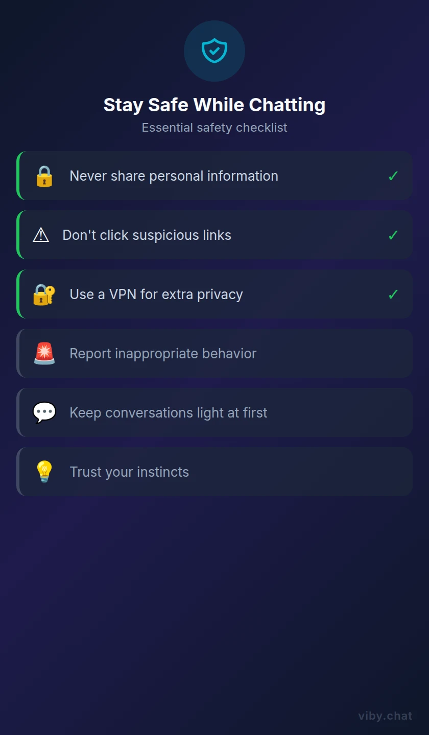 safe anonymous chat guide mobile view